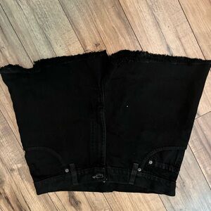 Levi's Black Jean Shorts